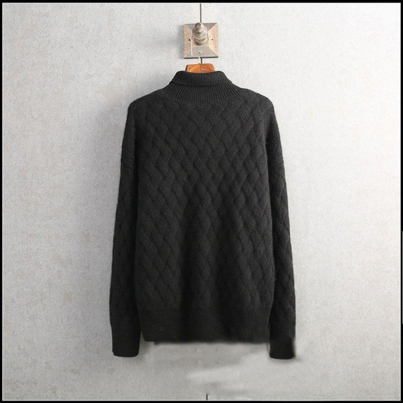 Pull Col Roulé Femme – Tricot Épais